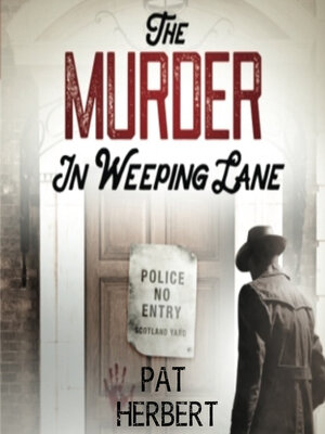 cover image of The Murder in Weeping Lane